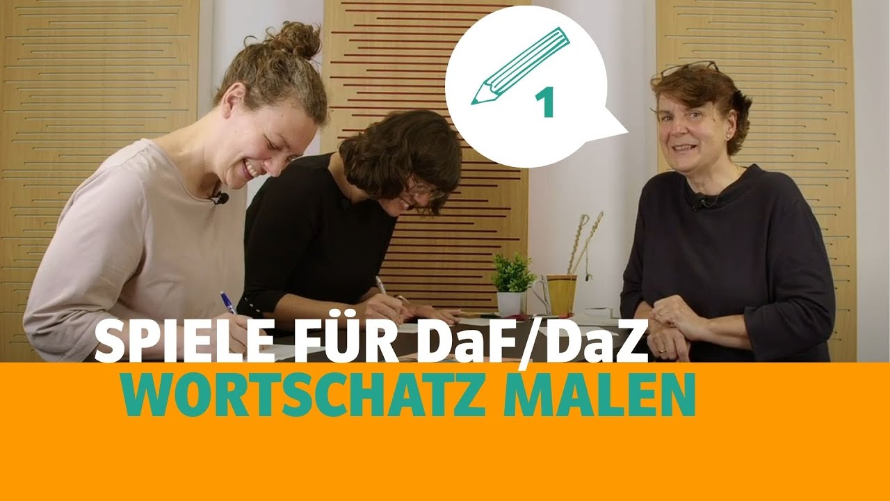Wortschatz malen: Haptisch Sprachen lernen, Teil 1