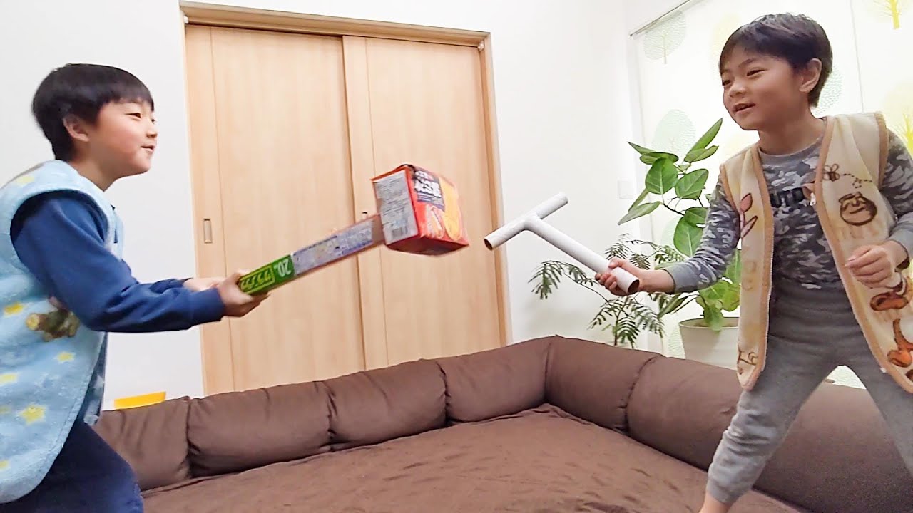 手作り武器対決  だいたい最後は喧嘩になって終わる　＃1661
