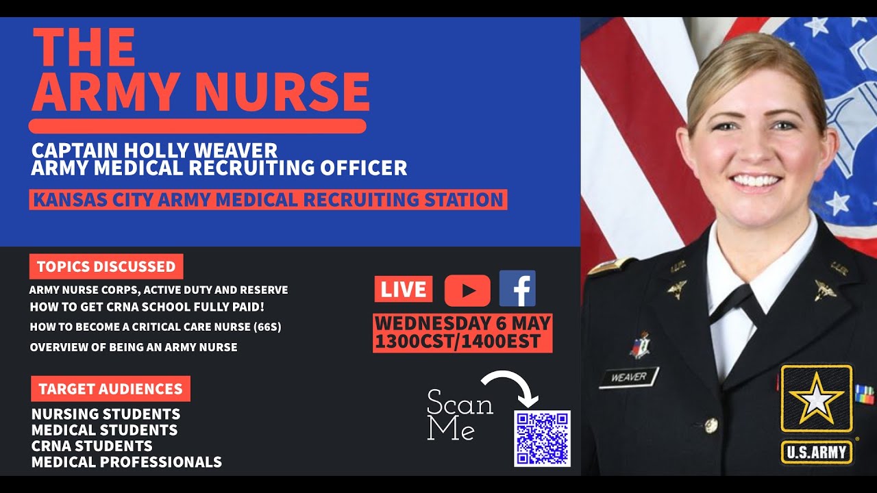 ARMY NURSE 101 Information, From CAPTAIN HOLLY WEAVER