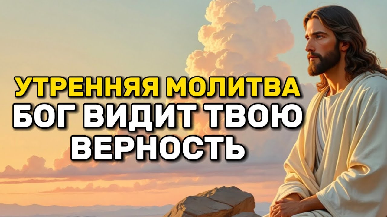 Утро с Богом: Бог видит Твою верность | Утренняя Молитва