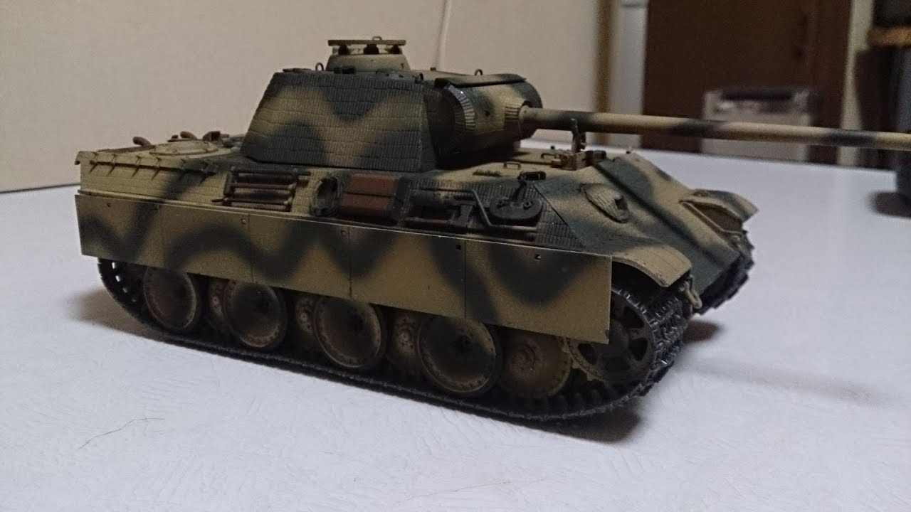 1/35 RC 戦車 パンターG　【シングルモターライズ改造】