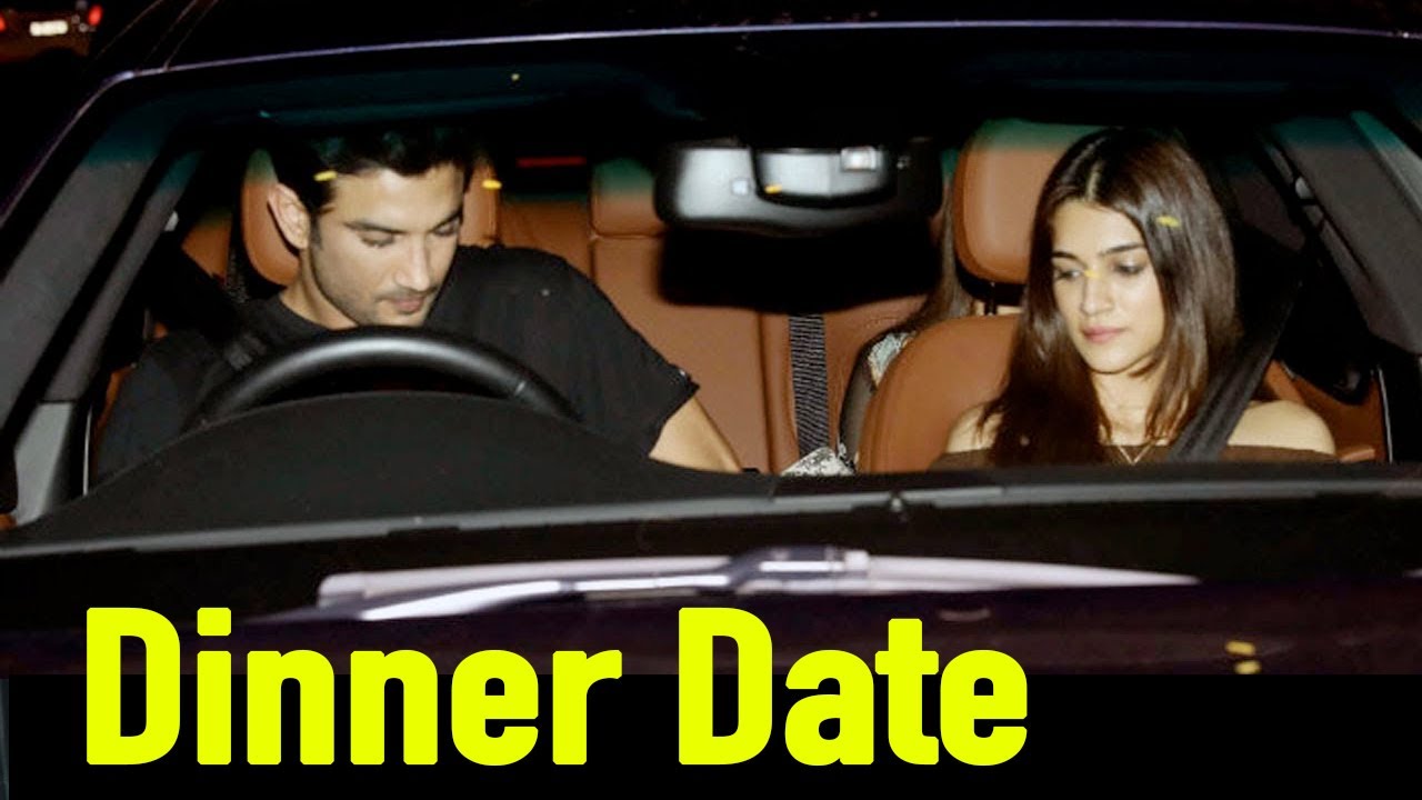 Sushant Singh Rajput With Girlfriend Kriti Sanon On Dinner Date