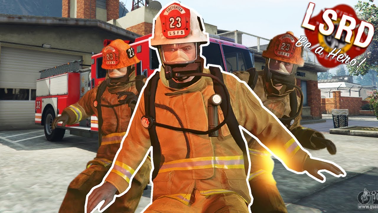 GTA V LSRD - MOD DE BOMBEIRO MAIS REALISTA DE TODOS!