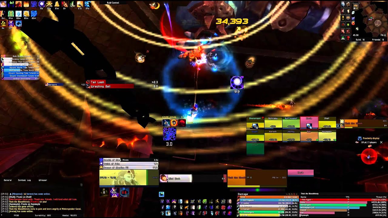 SoO - Thok 10 HC Shadow Priest PoV