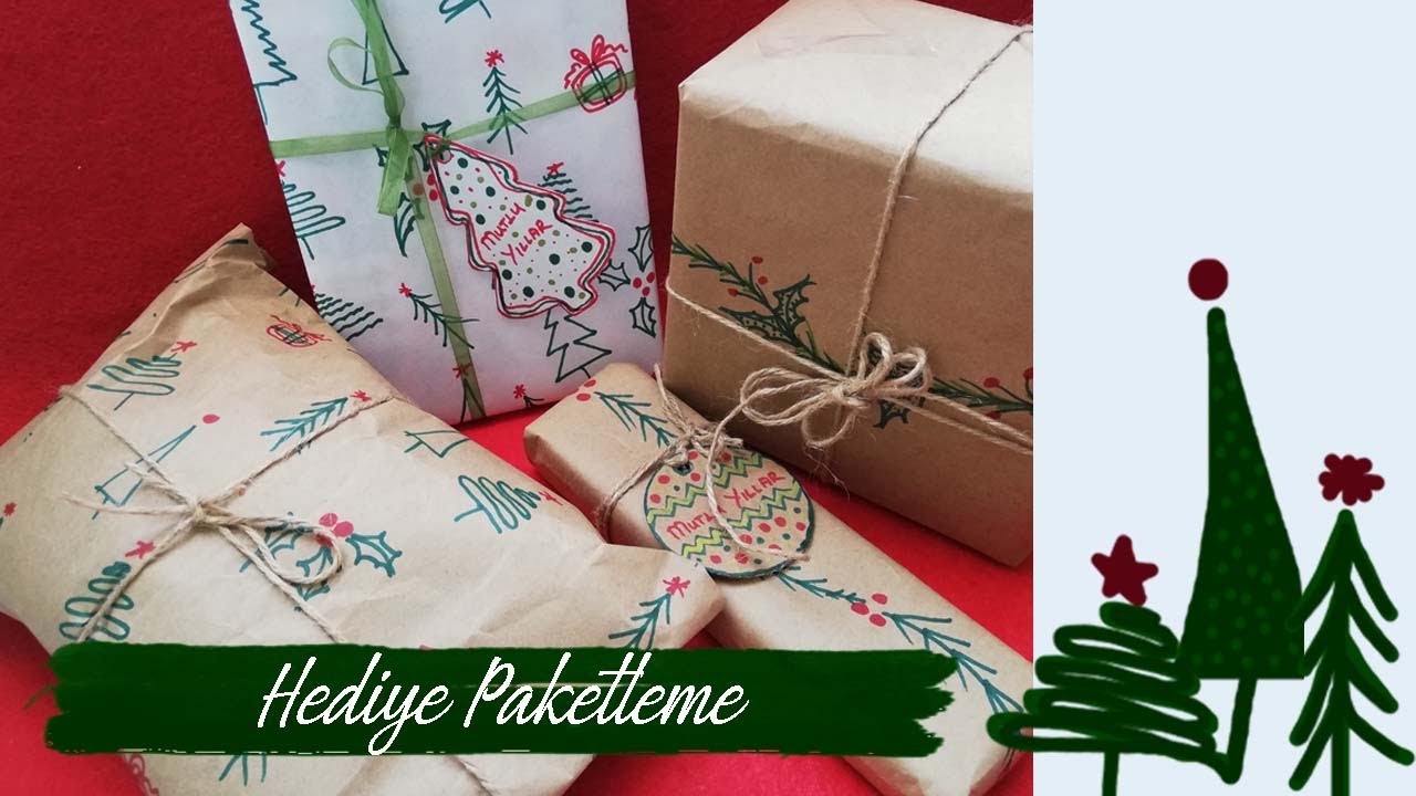 HEDİYE PAKETLEME | Hediye Paketi Nasıl Yapılır? | 4 Farklı Öneri Hızlı ve Pratik