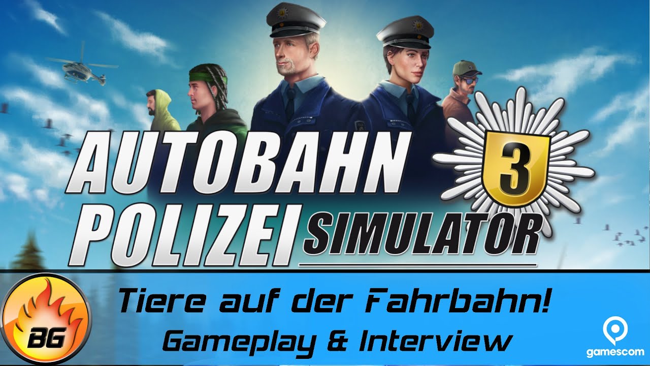 AUTOBAHNPOLIZEI-SIMULATOR 3: Tiere auf der Fahrbahn! | Gameplay & Interview | NextSim [HD]