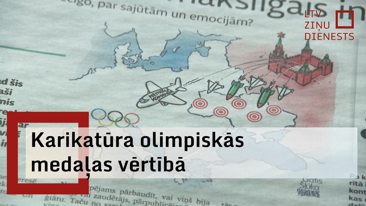 Gata Šļūkas zīmētā skaudrā karikatūra ieguvusi pasaules ievērību