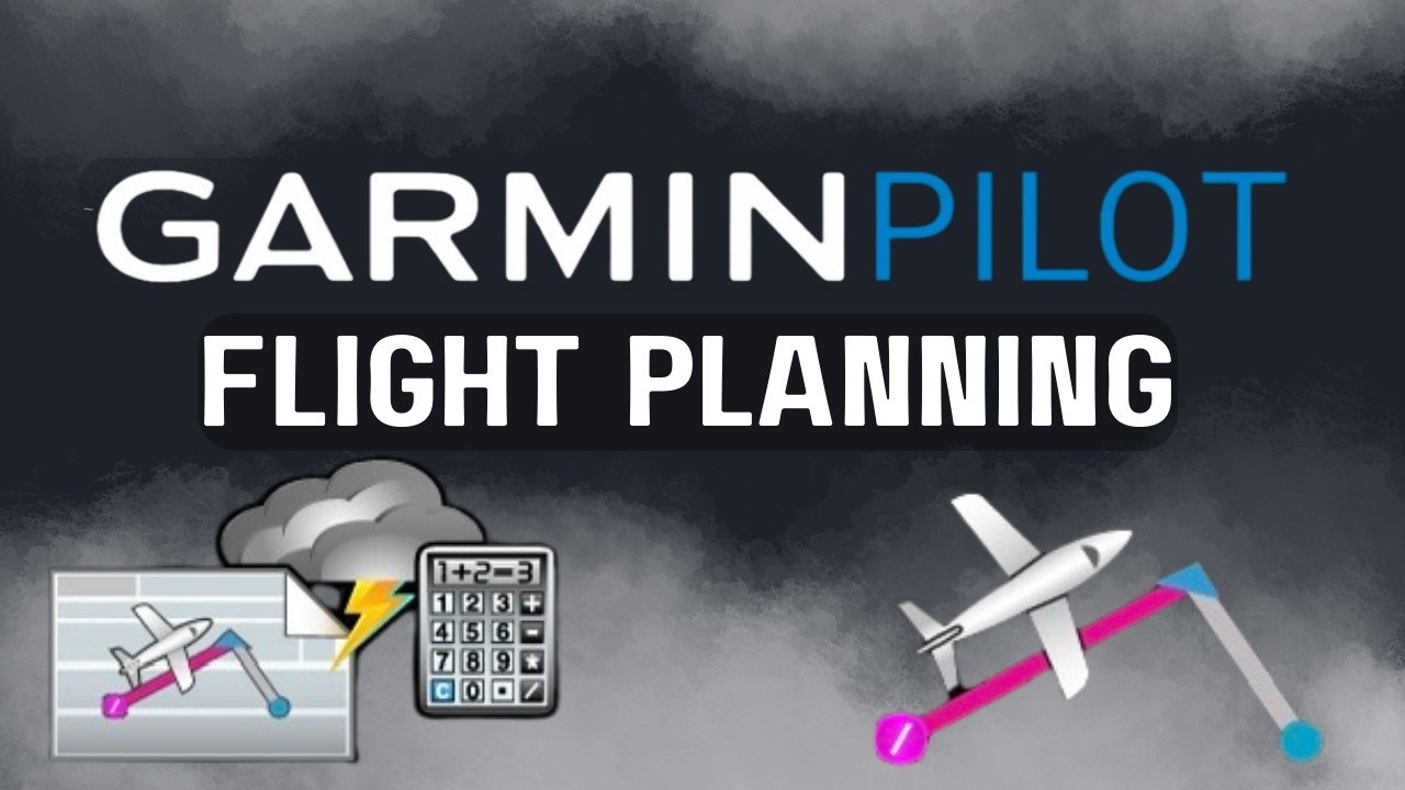 Как создать и сохранить план полета в Garmin Pilot