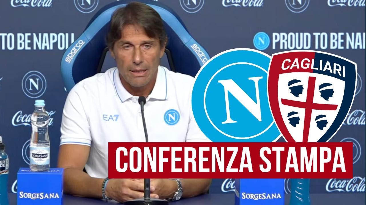 CONTE in conferenza stampa per Napoli Cagliari 🎙️ Serie A 2025-26 ⚽ VIDEO INTEGRALE