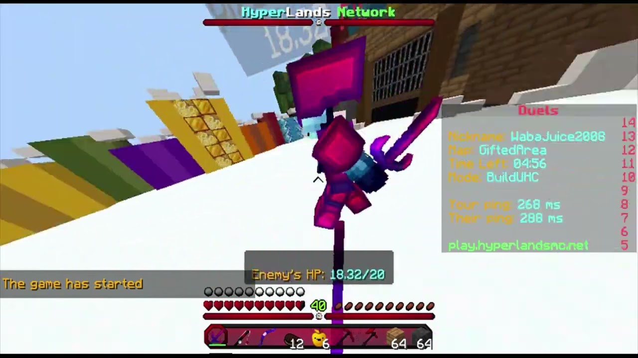 minecraft bedrock hyperlands combo