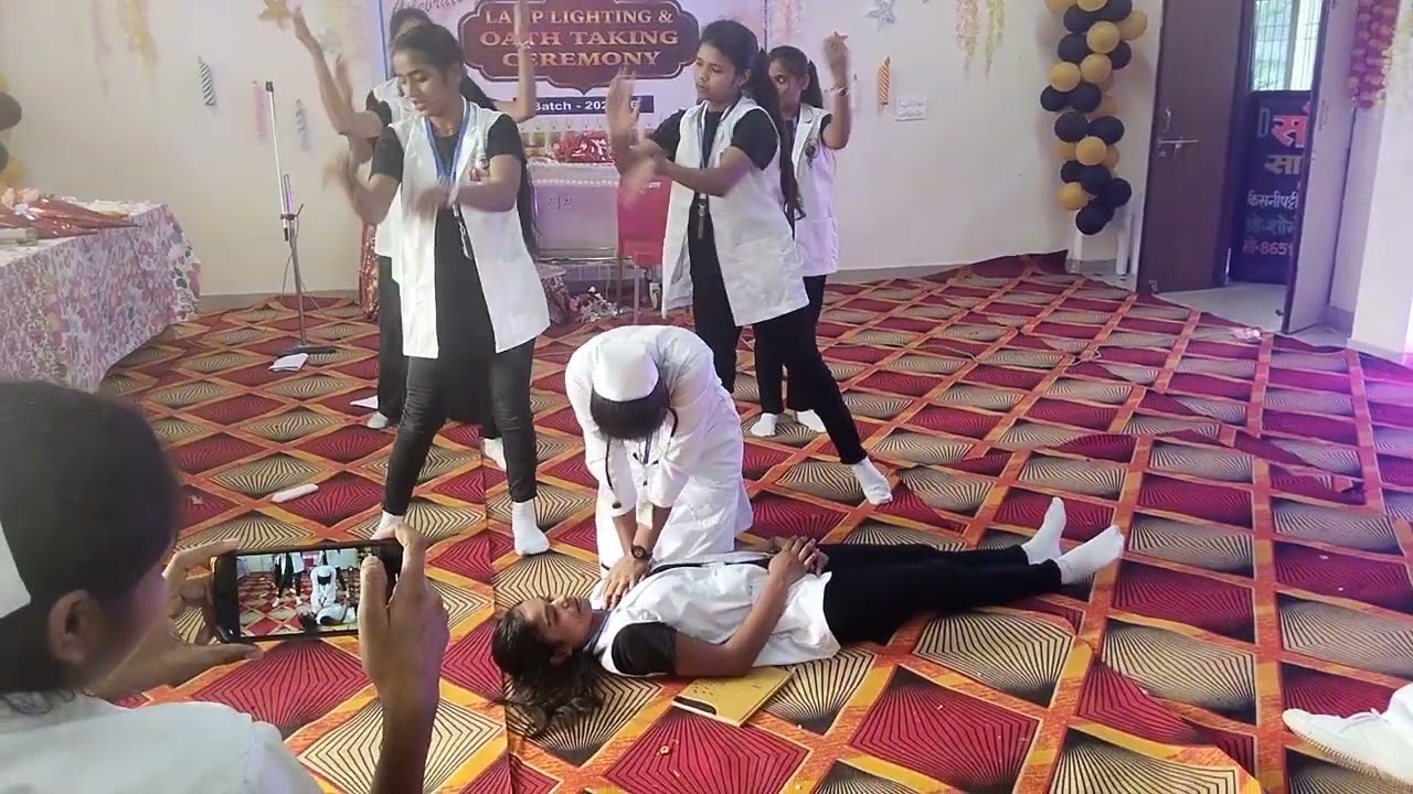 ||Group dance on caping ceremony||||hand washing steps|| ANM School Phulparas Madhubani #dance