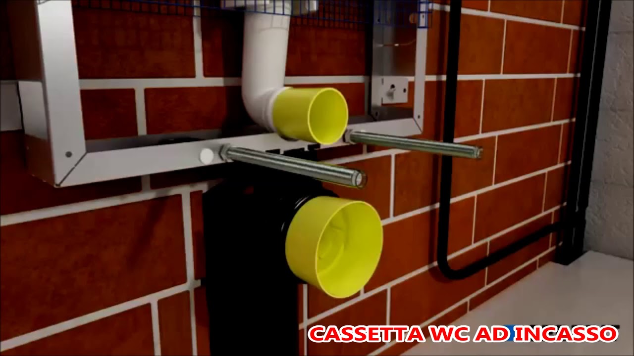 Cassetta wc ad incasso