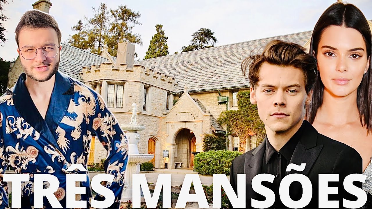 Fui na casa da KENDALL JENNER, do HARRY STYLES e na MANSÃO PLAYBOY (3 casas em 1 vídeo)