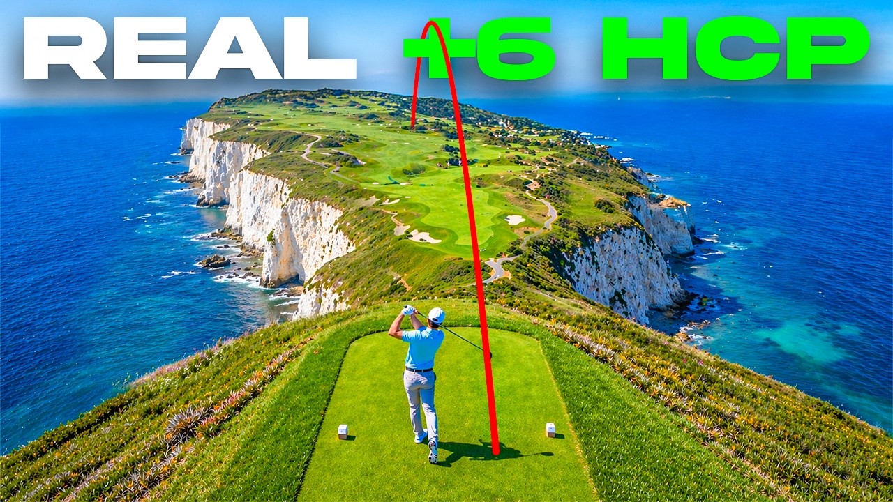 Как выглядит игра в гольф с гандикапом +6 на настоящем линксовом поле&hellip;