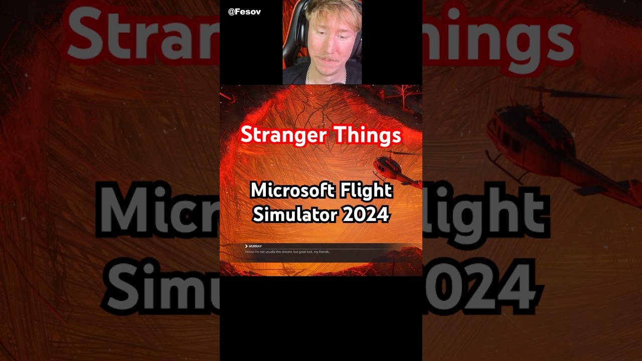 «Очень странные дела» в Microsoft Flight Simulator! | 