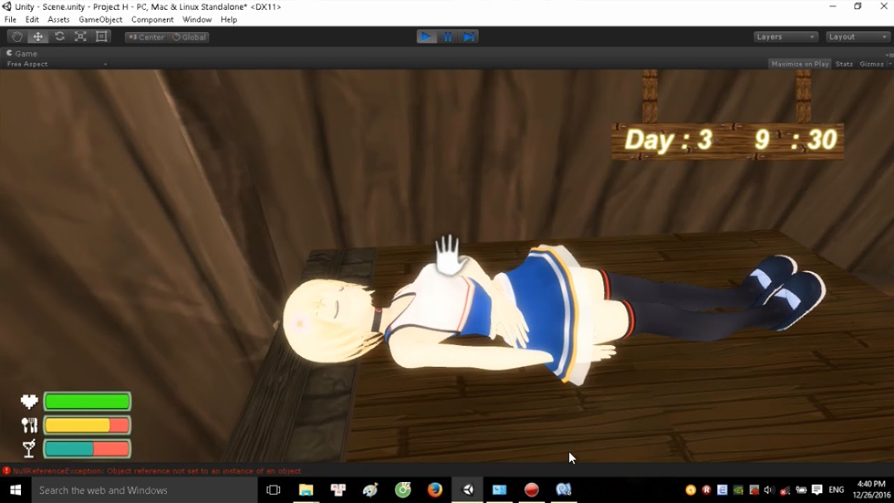 [Unity3D] Sweet Island - Survival H-game Project Update #1 !