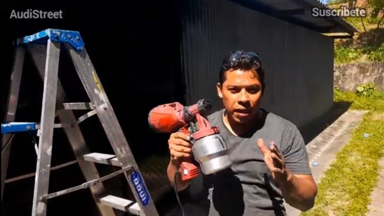 como usar correctamente pistola eléctrica para pintar | pulverizador | compresor #audistreet