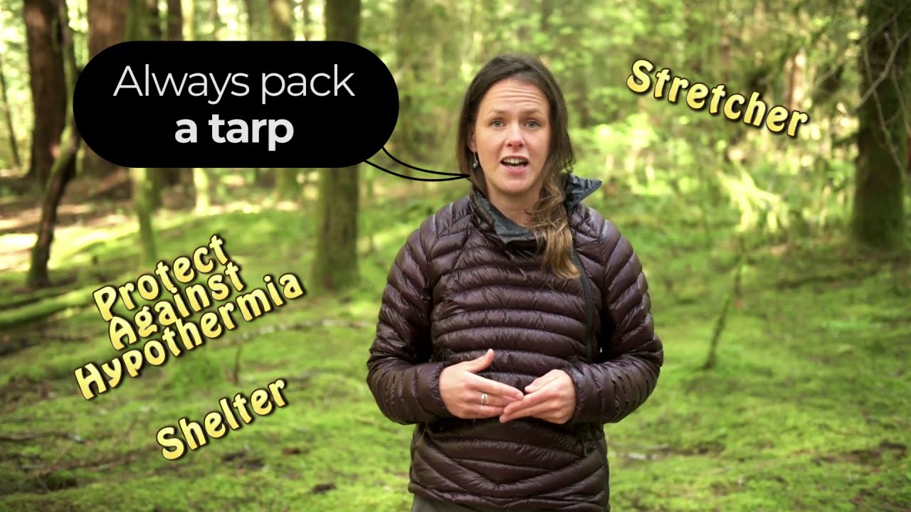 Tarp Stretcher - Fundamentals of Wilderness First Aid
