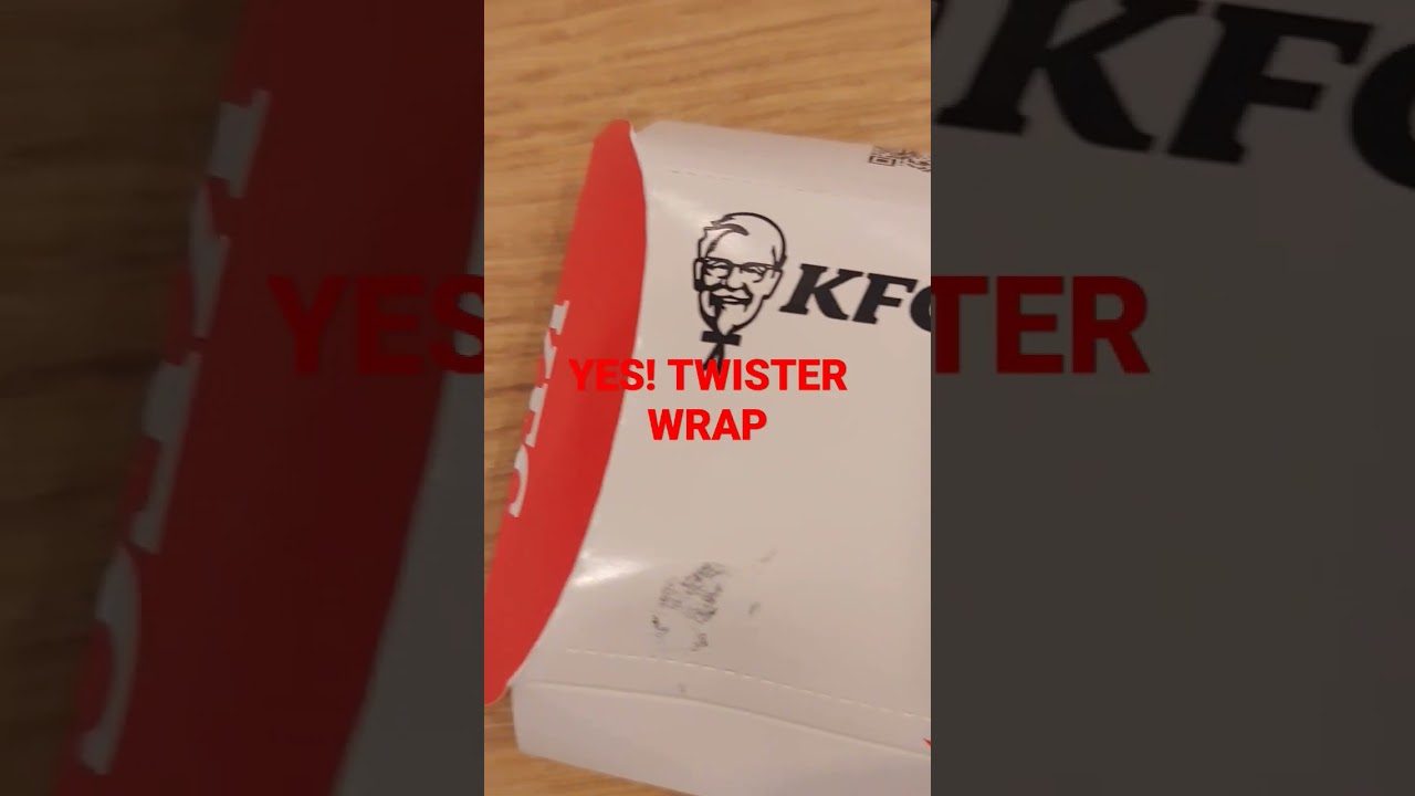 KFC Twister Wrap #wraps #foodie #kfc