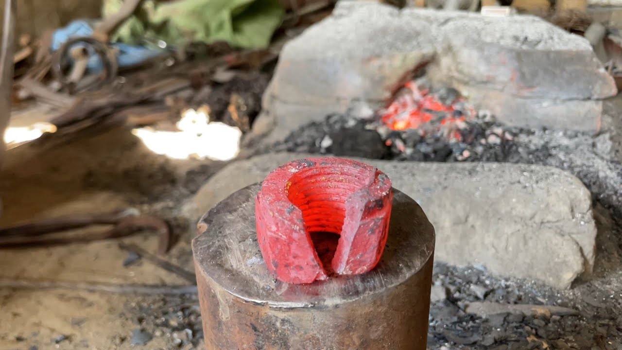 Amazing Khukuri making process From Old Nut / Blacksmith/#Blacksmith@n.kofficialchannel #viralvideo