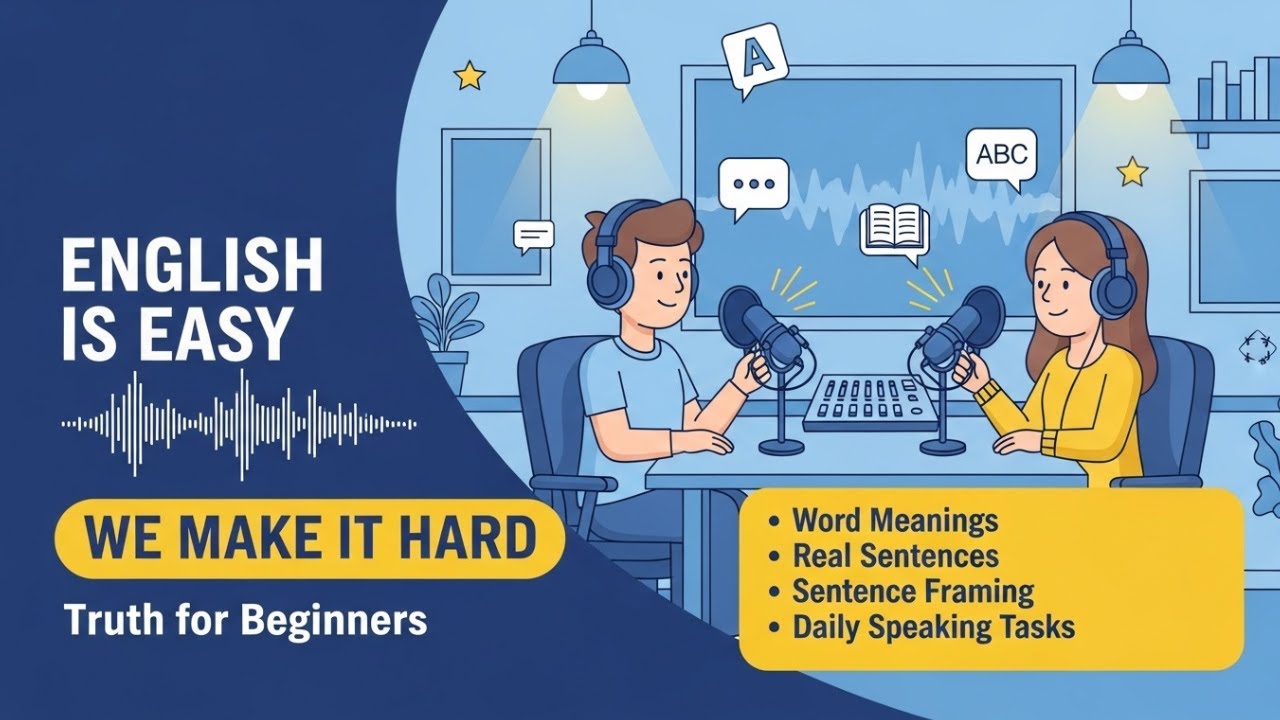 Learn English Through Real Life English | English Is Easy, We Make It Hard |    #english #podcast