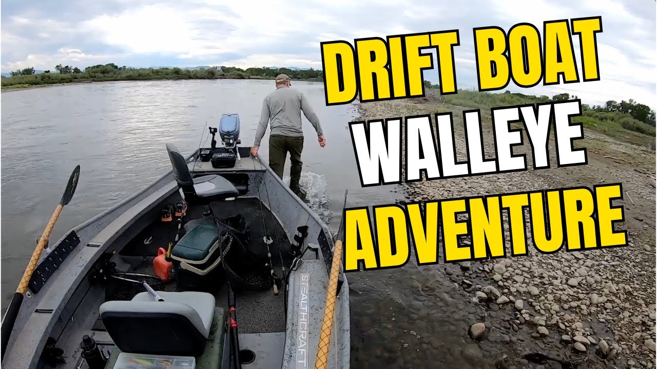 Exploring for walleye in a drift boat!