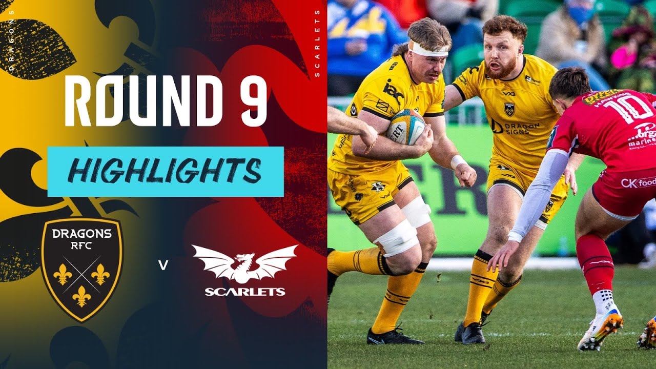 Dragons RFC v Scarlets | Highlights | Round 9 | URC 2025/26