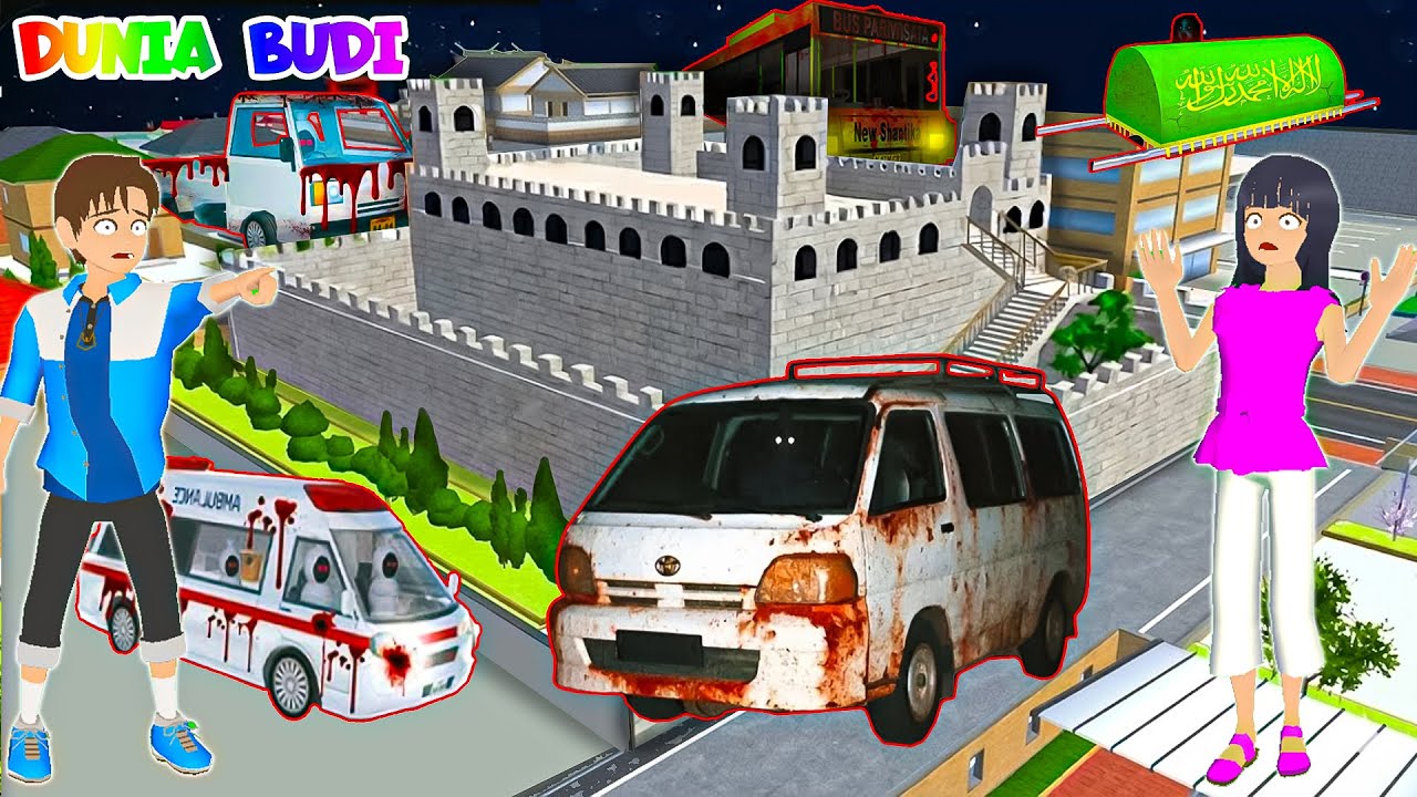 Yuta Mio Buat Benteng Raksasa Paling Aman Dari MOBIL MBG, AMBULAN BERDARAH, LAMPOR Di Kota Sakura😱