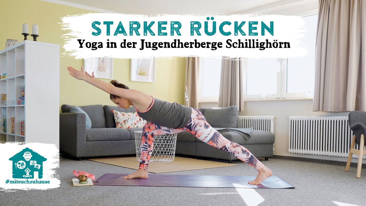 Starker Rücken & mobilisierte Schultern | Yoga in der Jugendherberge Schillighörn | #miteuchzuhause