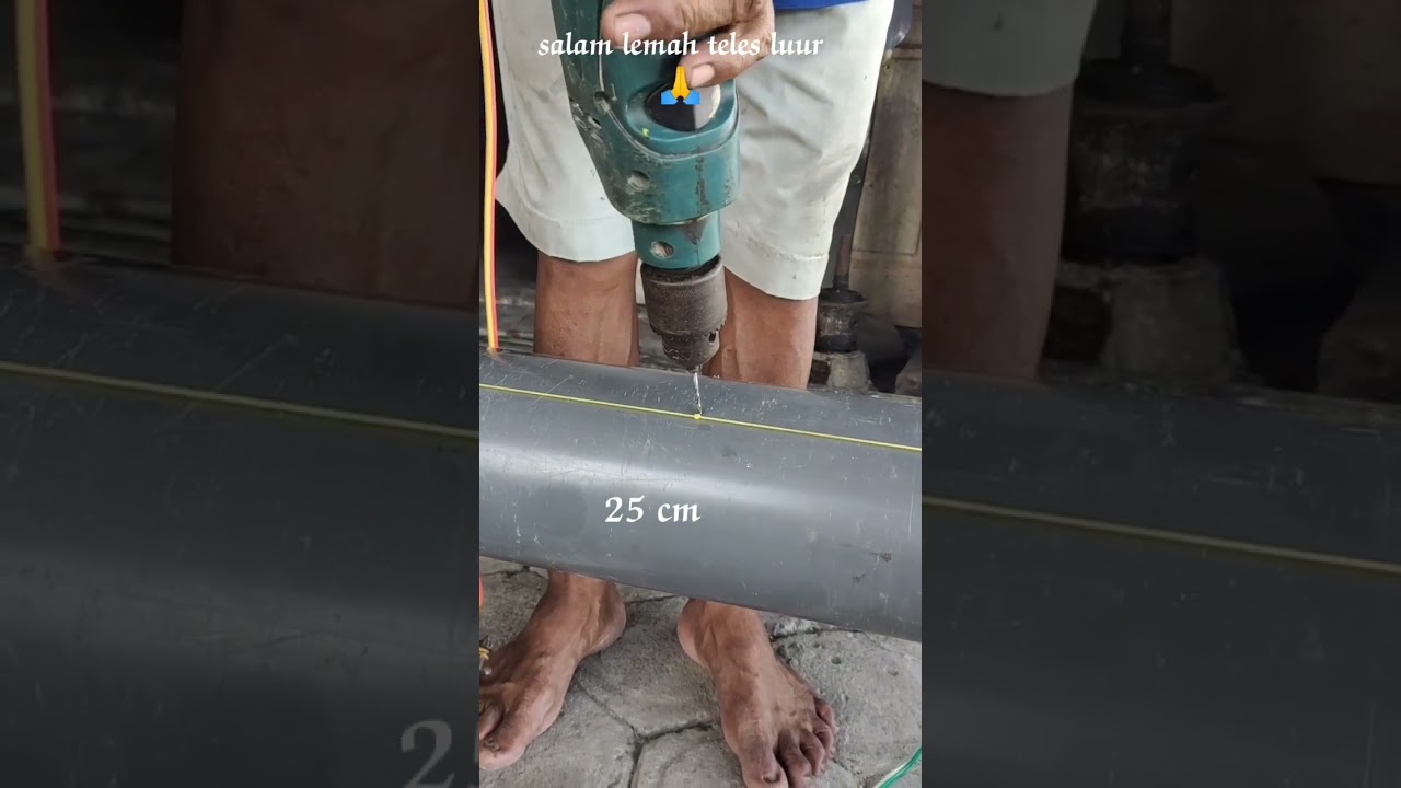 Cara membuat jarak lubang alat tabela
