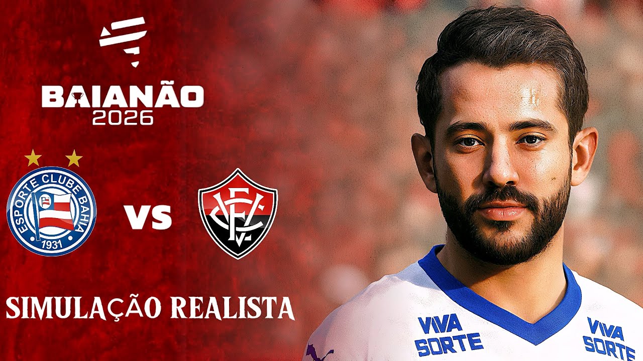 Bahia vs Vitoria | Final do Baianão 2026 | Simulação 4K Ultra HD (60FPS) Pes 2021 Gogosz Patch.