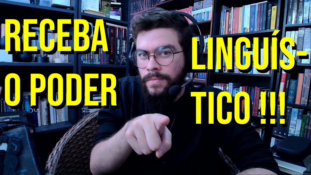 Hoje, o linguista é você! (⌐■_■)