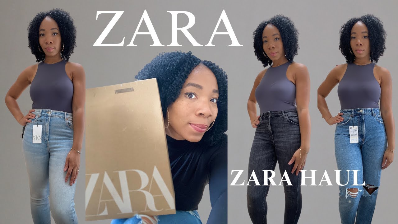 ZARA JEANS HAUL|| BIG BUM FRIENDLY! FIRST EVER ZARA HAUL 2023!