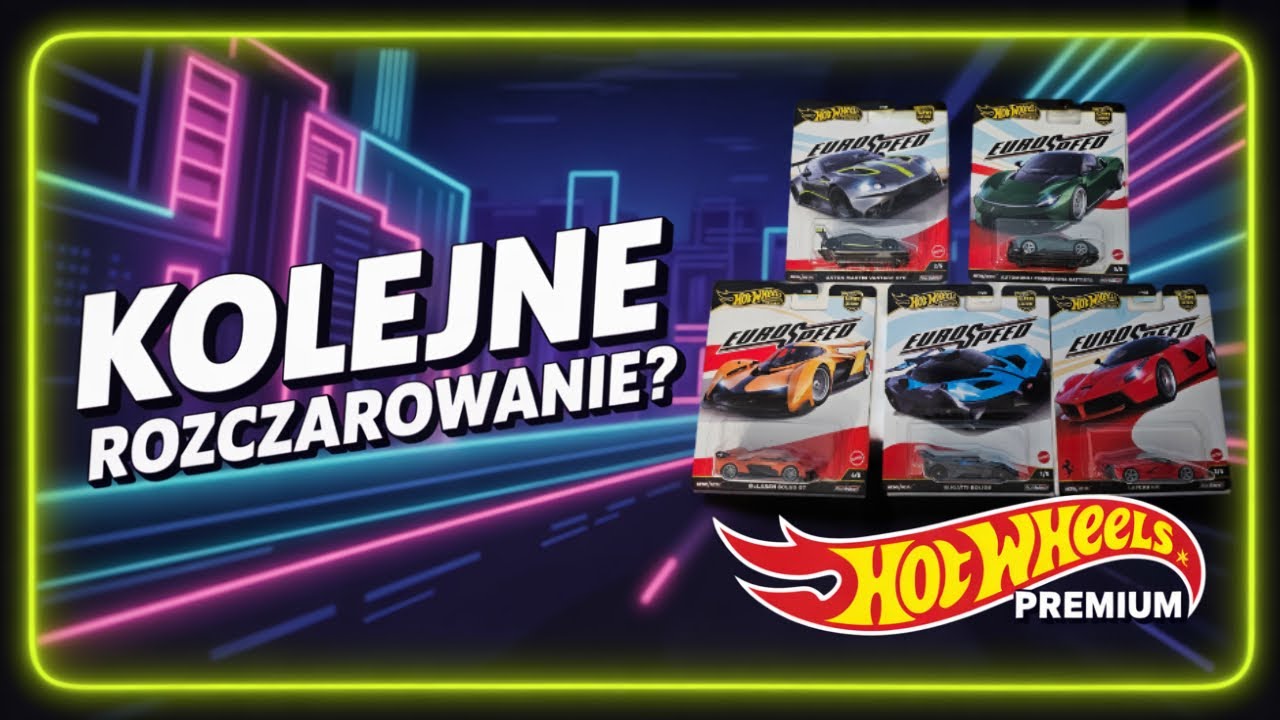 🏁 HOT WHEELS PREMIUM EUROSPEED UNBOXING &ndash; 5 EUROPEJSKICH SUPERAUT! | PKM #37