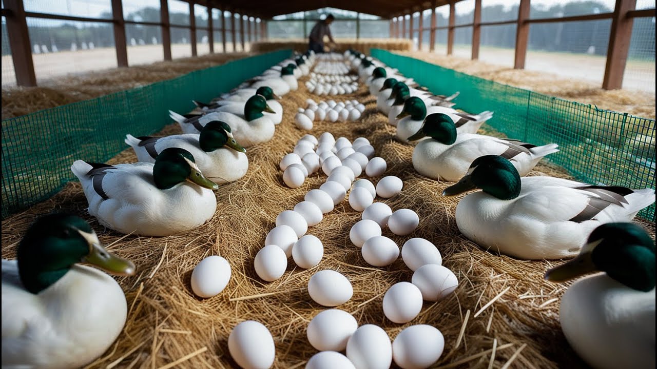 How duck farming make eggs and meat - Organic duck farmers - Poultry farming