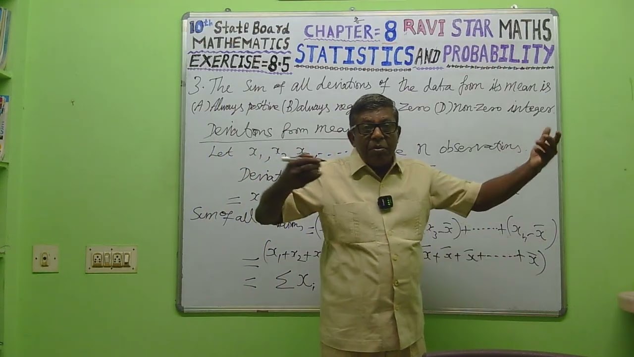 RAVI STAR MATHS,(10th Maths),(STATE BOARD),(STATISTICS AND PROBABILITY),[EXERCISE=8.5],Q.3