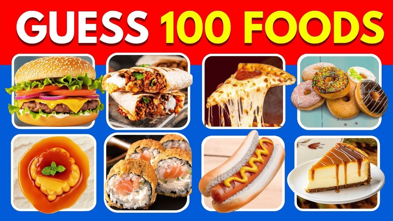 Guess the Food in Just 5 Seconds 🍟 | Food Quiz Challenge | Food Guessing Game