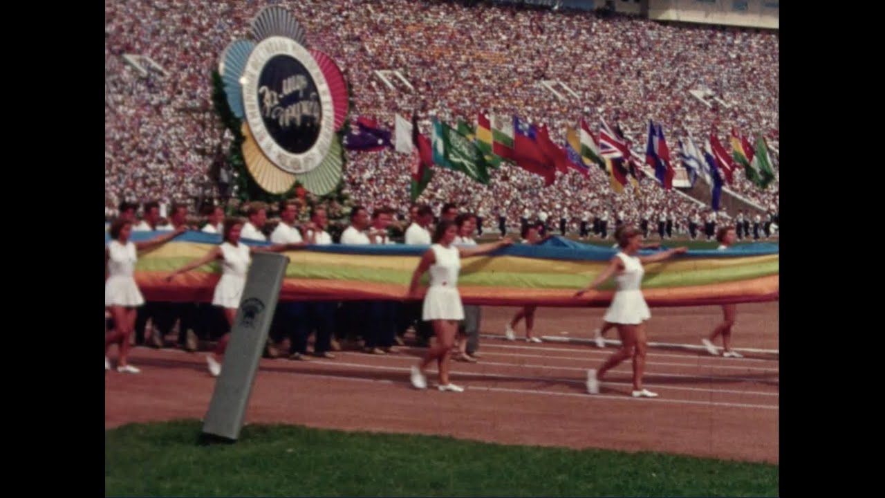 Images de Moscou et du 6ème Festival mondial de la jeunesse