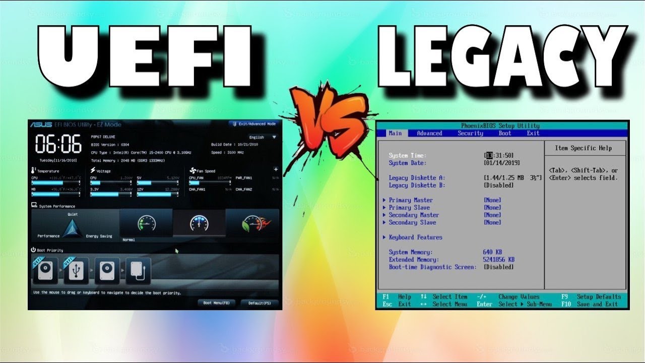 Difference Between Legacy BIOS and UEFI BIOS | What is BIOS?