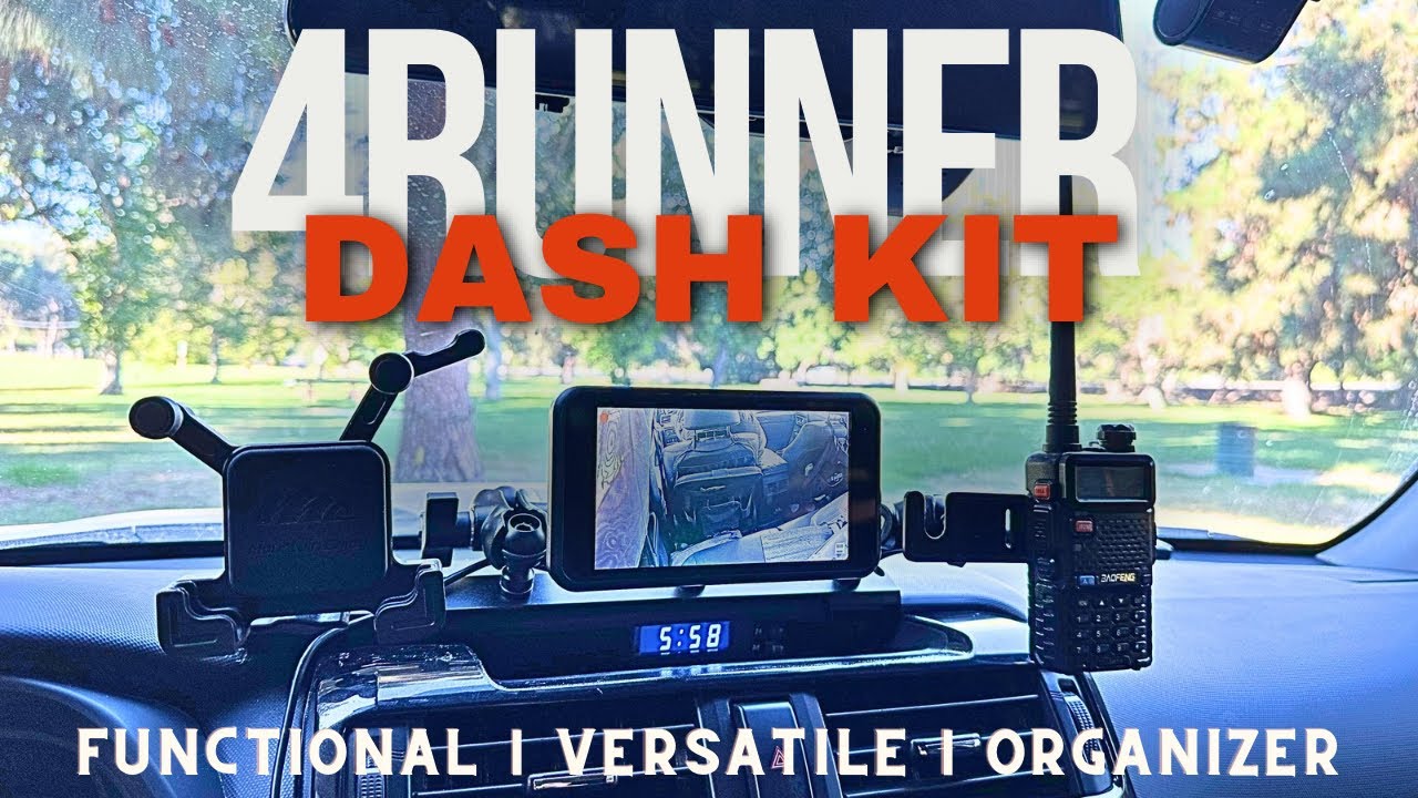 Комплект-органайзер 4Runner Dash для телефона, радио, GPS-навигатора, GoPro | Без сверления | Car...
