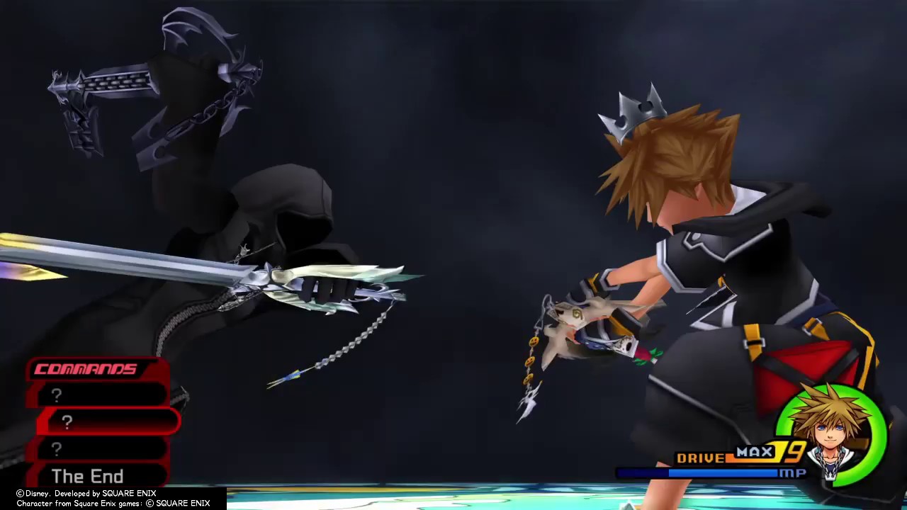 KH2 FM (PS4) Data Roxas Level 1 No Abilities/Damage