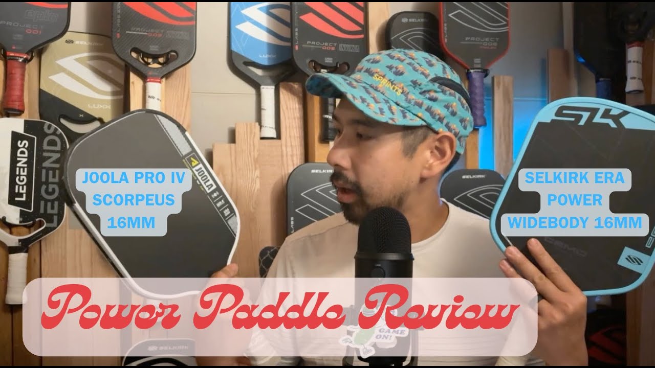 Should I get the Joola Pro IV Scorpeus 16mm or the Selkirk Era Power Wide Body? Power Paddle Review