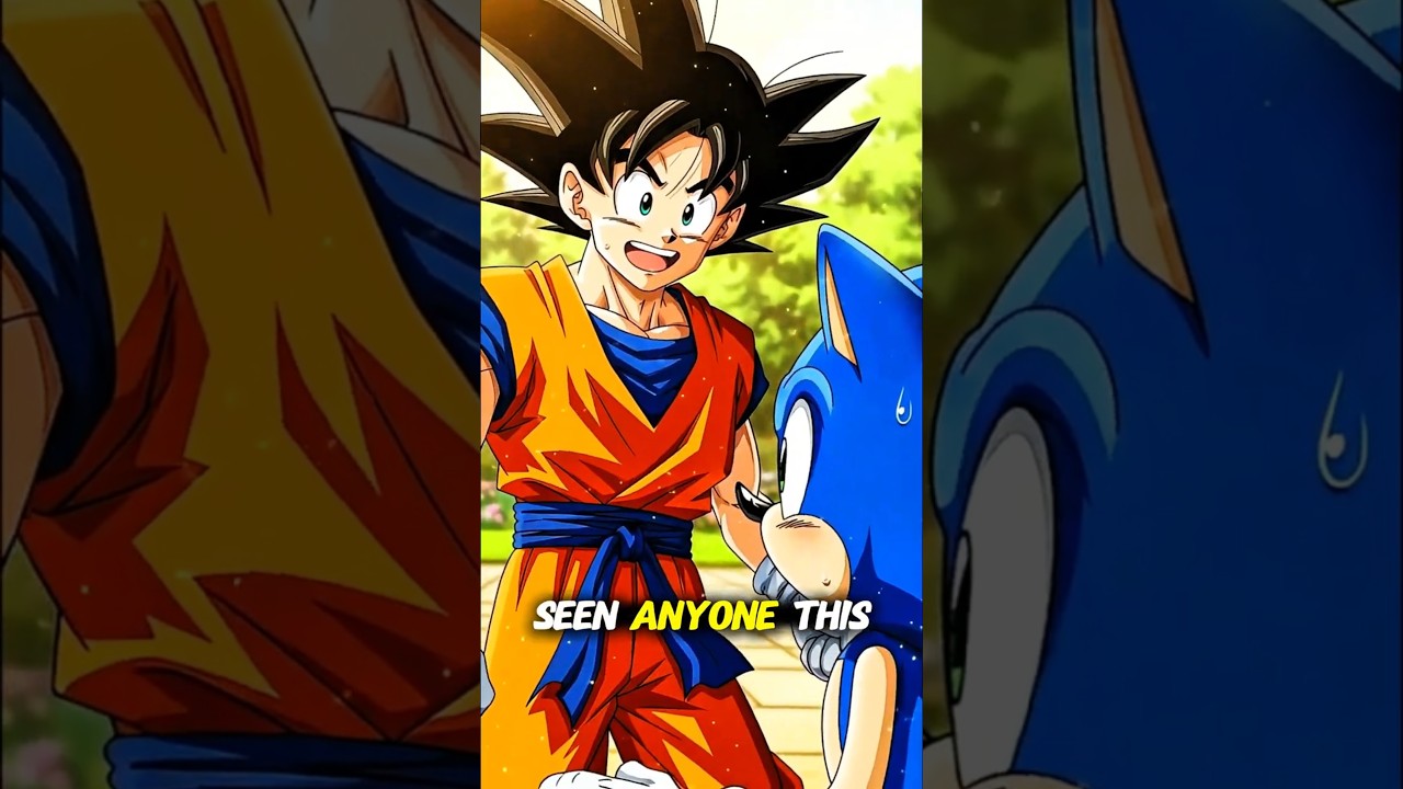 GOKU vs SONIC Speed Battle 💨 Who’s Faster!💥