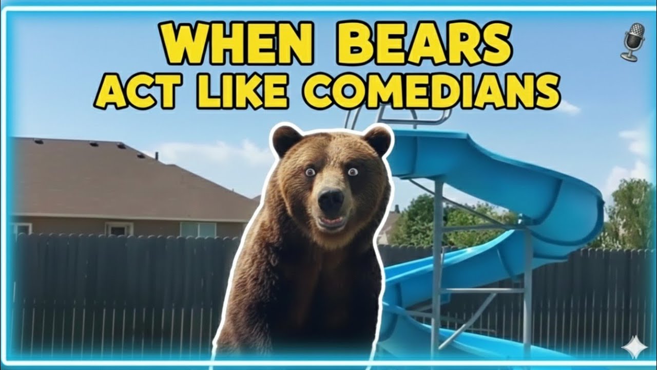 When Bears Act Like Comedians (Funny Moments Caught on Camera)