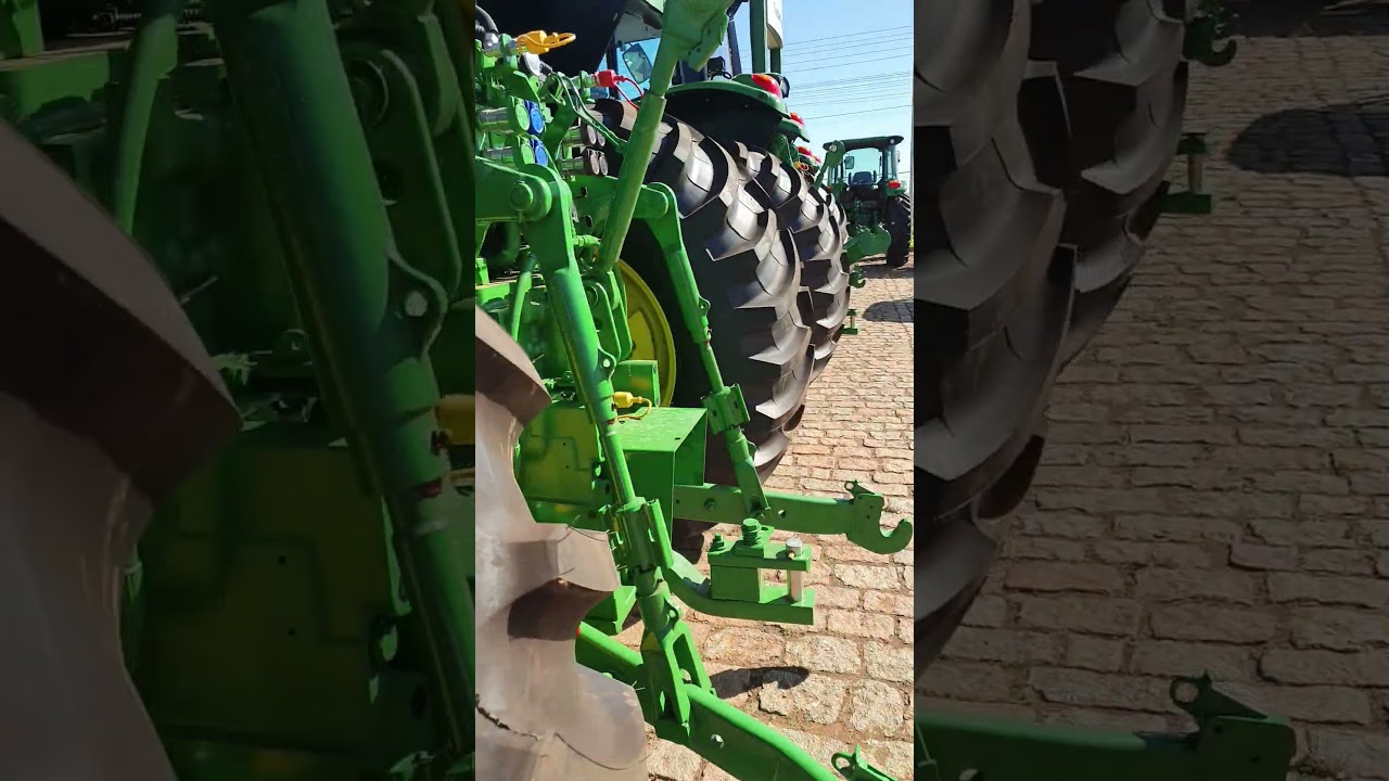 Внук показывает трактор John Deere 6190m #tracbel перепродажа John Deere Catanduva