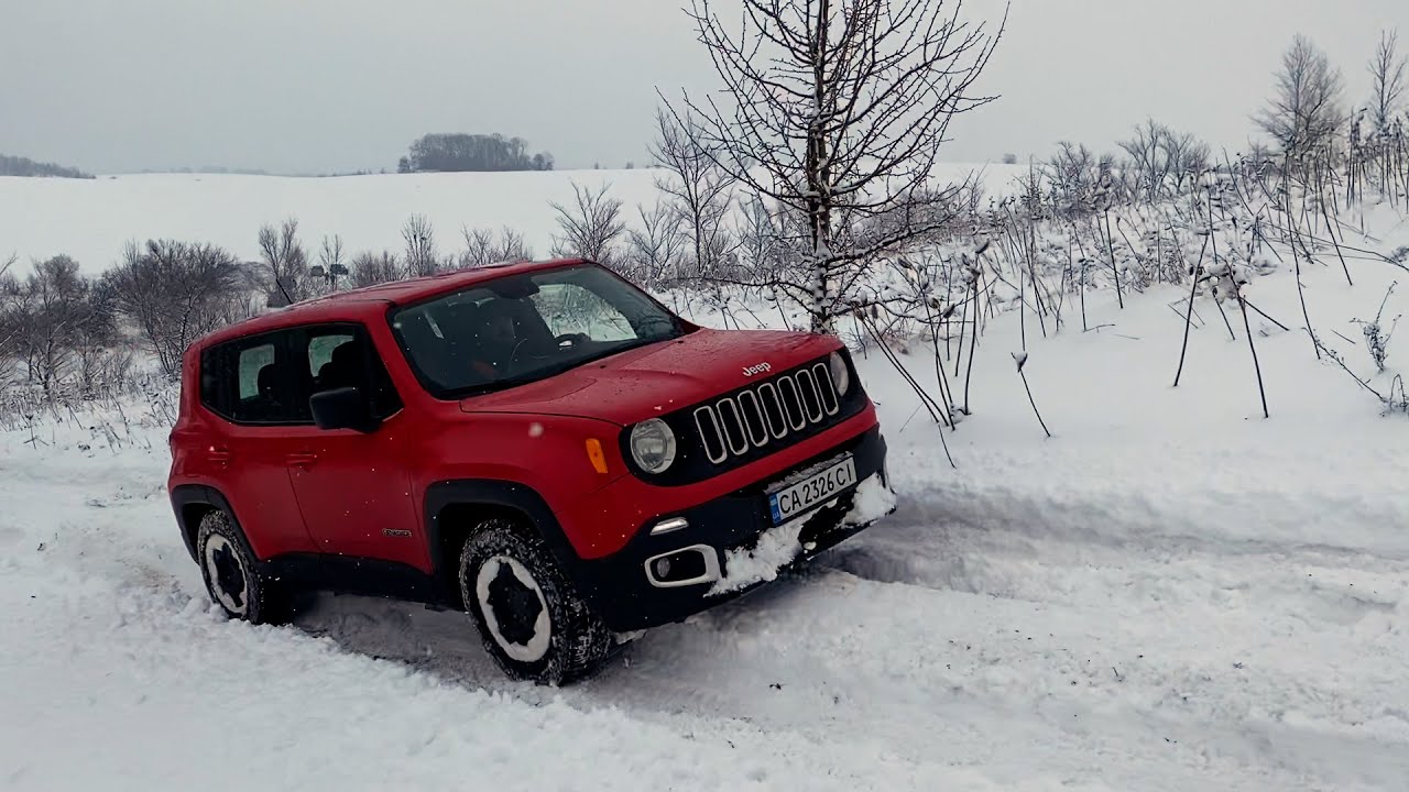 Первый раз на offroad на Jeep Renegade sport