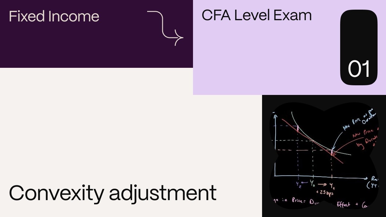 Convexity adjustment (for the CFA Level 1 exam)