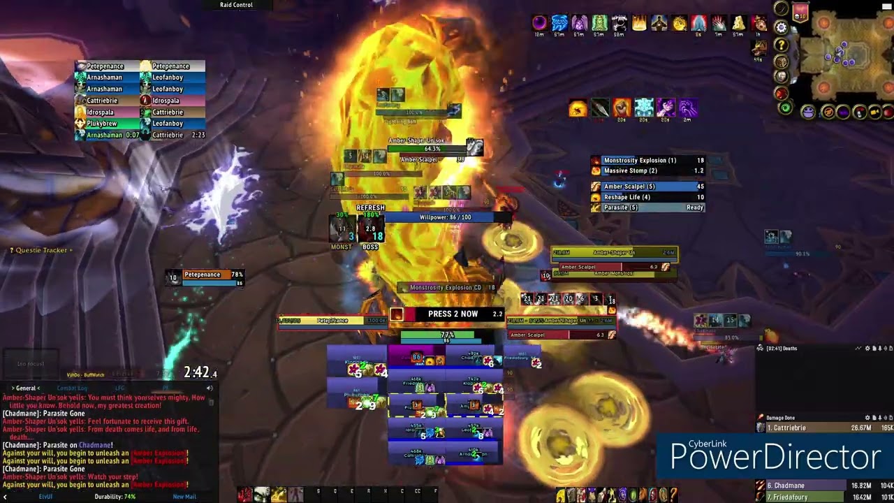 Heart of Fear - Amber-Shaper 10 man HC - Mutated Construct PoV