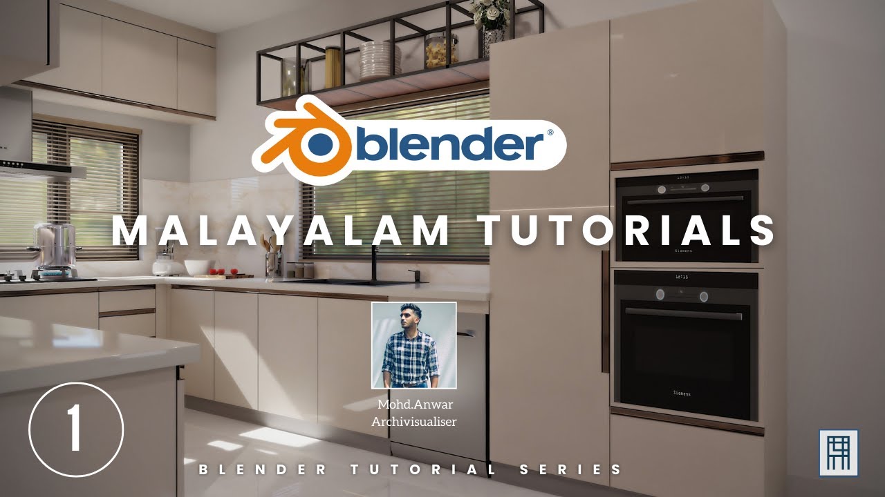 Eps 1 | Blender Malayalam Tutorial | Architectural Visualization Episode 1 | Learn from Scratch!