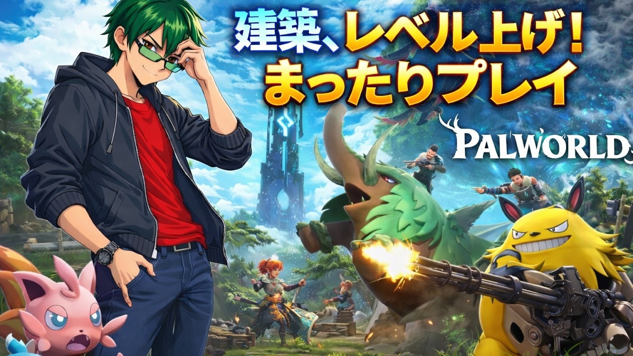 【PALWORLD】3つ目の拠点候補地を探したい！#7(パルワールド)
